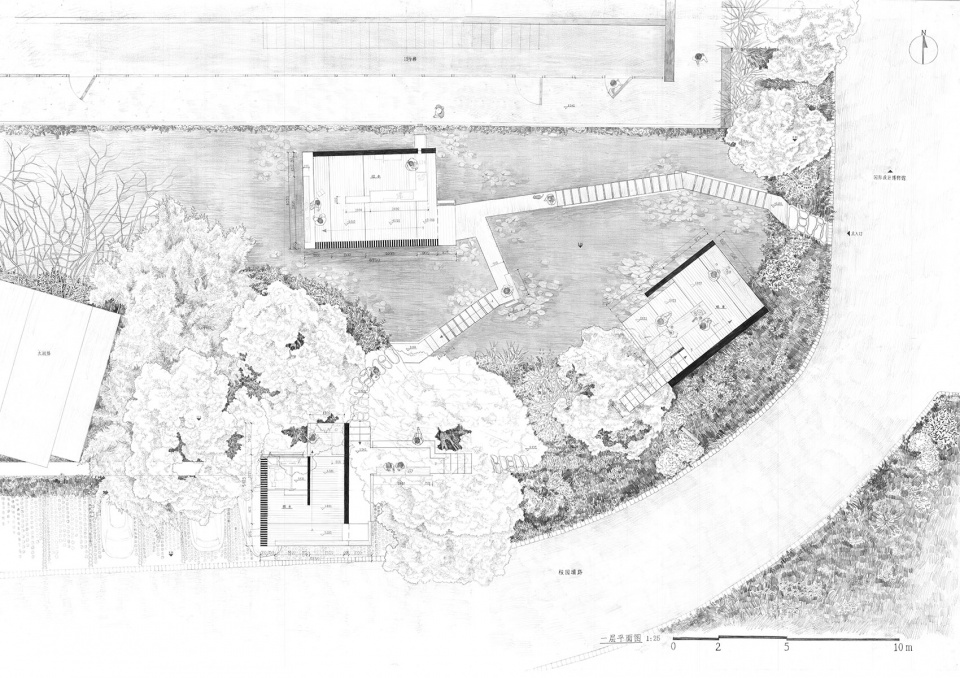 anwesenheit and spatial action by li wenxi