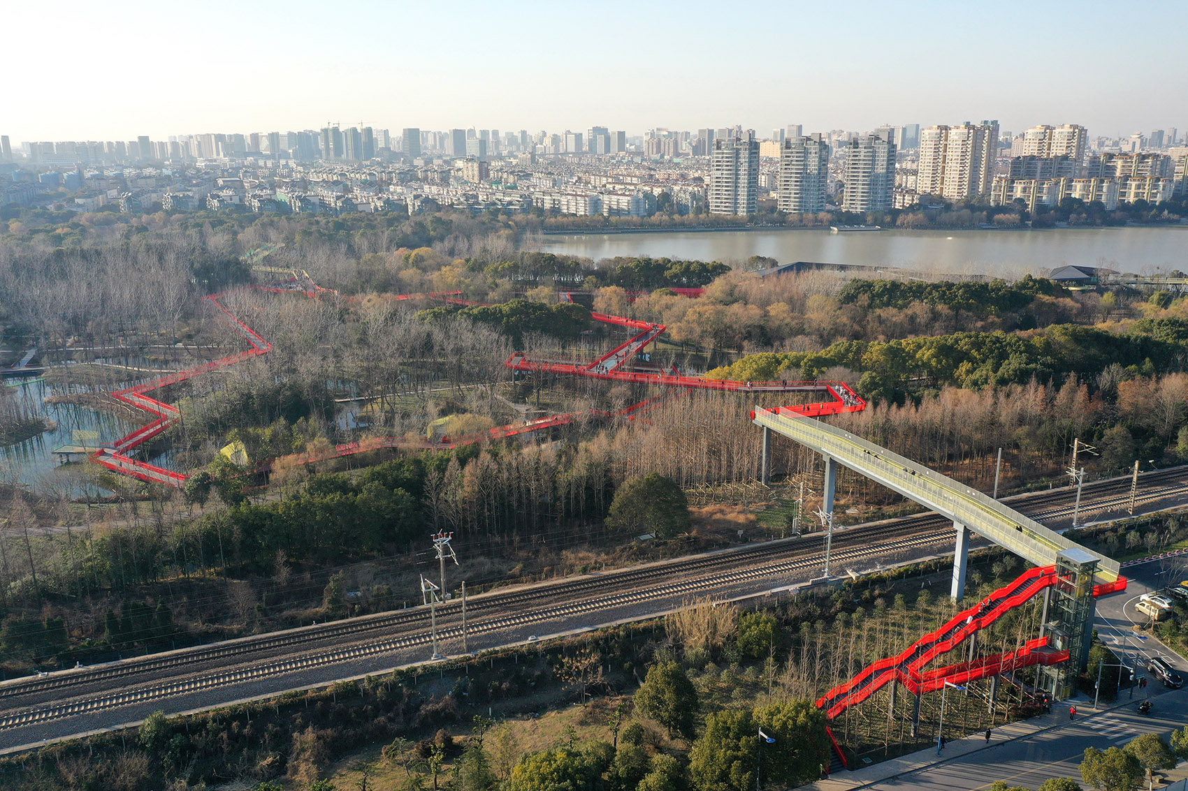 Jiaxing Nanhu Park China by Turenscape