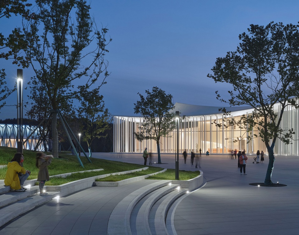 cang ma mountain flying carpet qingdao atour town parent kid centre china by gn architects