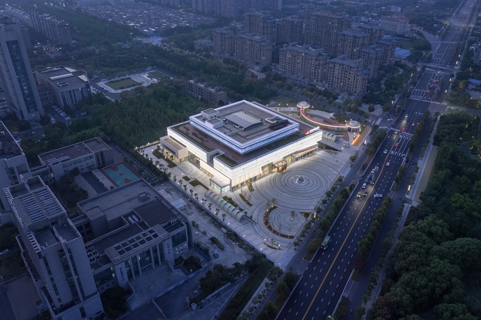dongtai library complex renovation china by shanghai oria planning architectural design co ltd