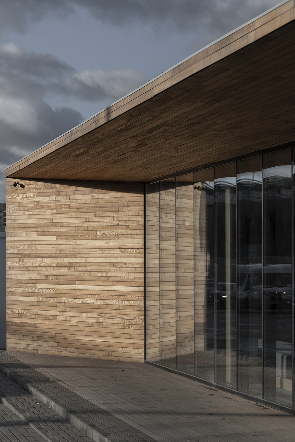 forst sales office by architectural bureau wall