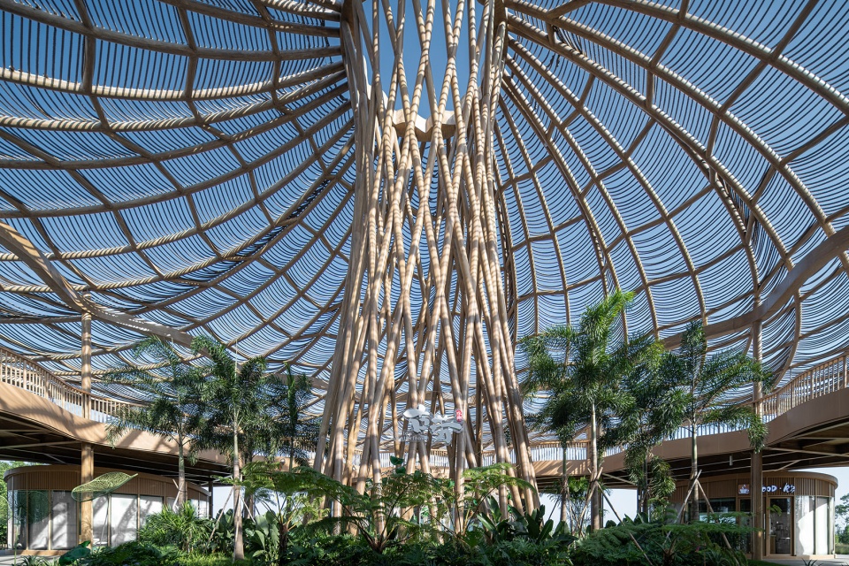 gulao water town cultural ecological tourism resort guest center china by huahui design