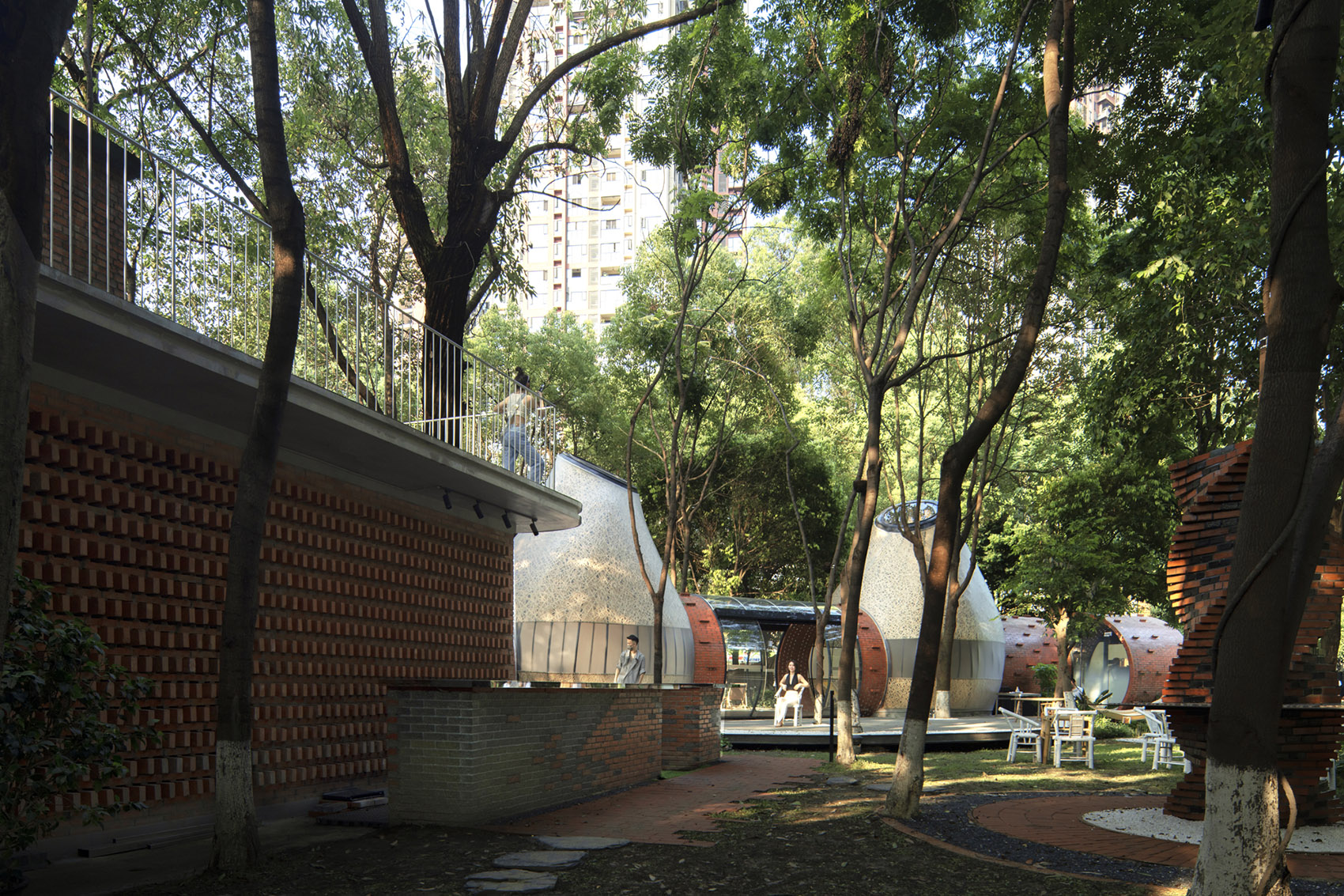 miss dong and martin public art space china by chengdu zaixing architectural desgin firm