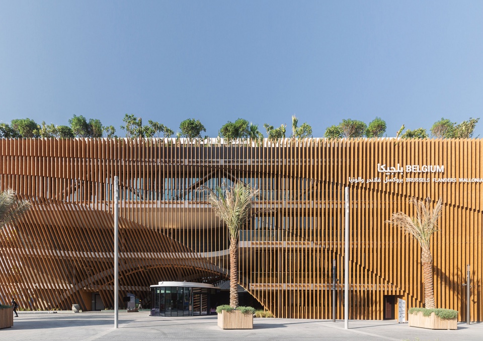 绿色拱门–2020迪拜世博会比利时馆vincentcallebautarchitecturesass