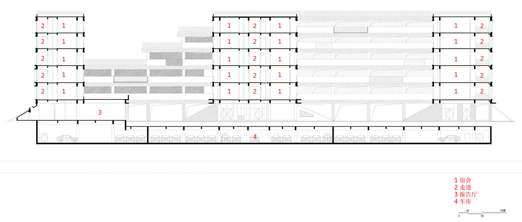 New Campus of Lujiang No 2 Middle School China by SZAD Hefei Branch