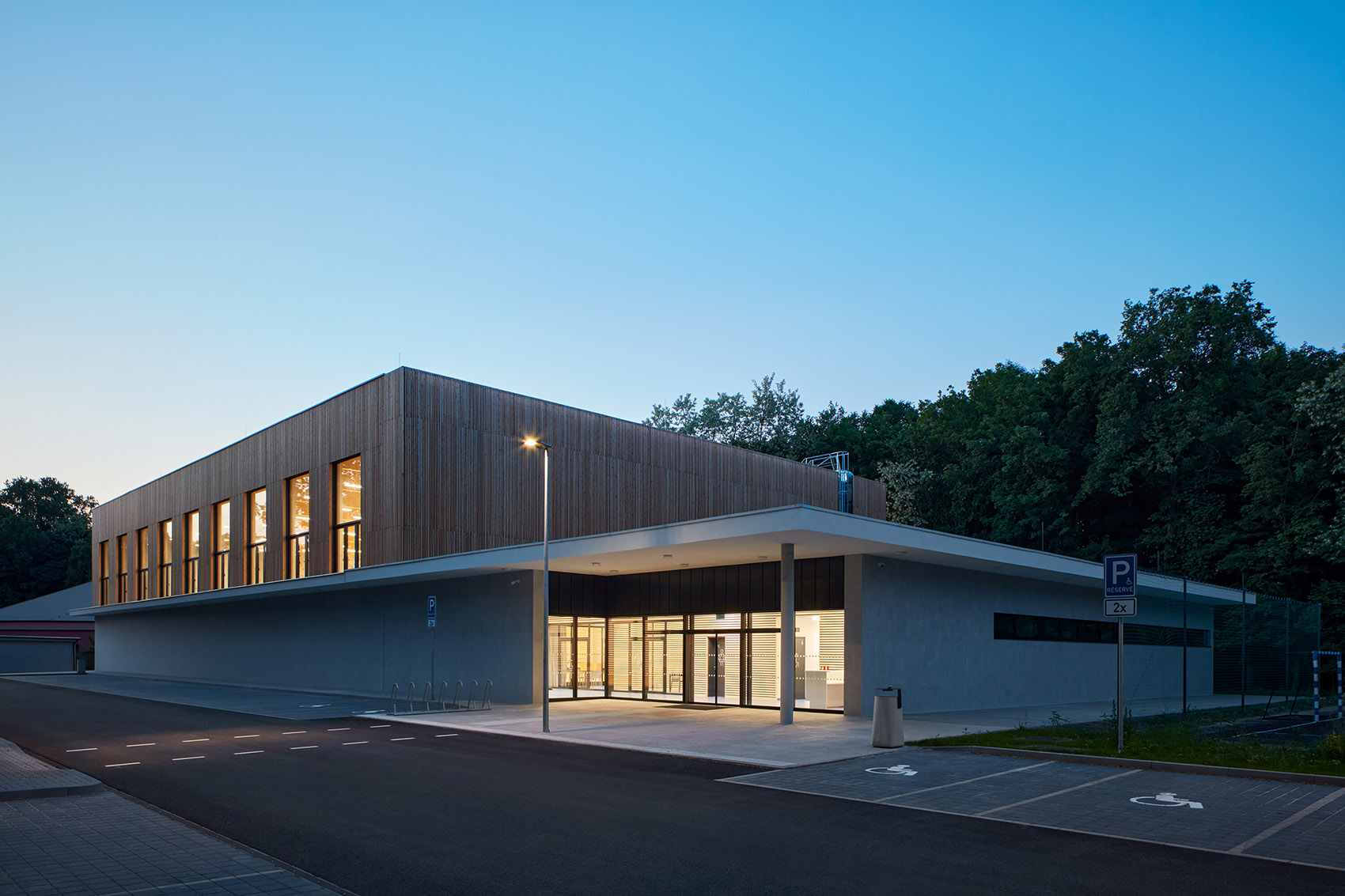 sports hall in borky by ov a