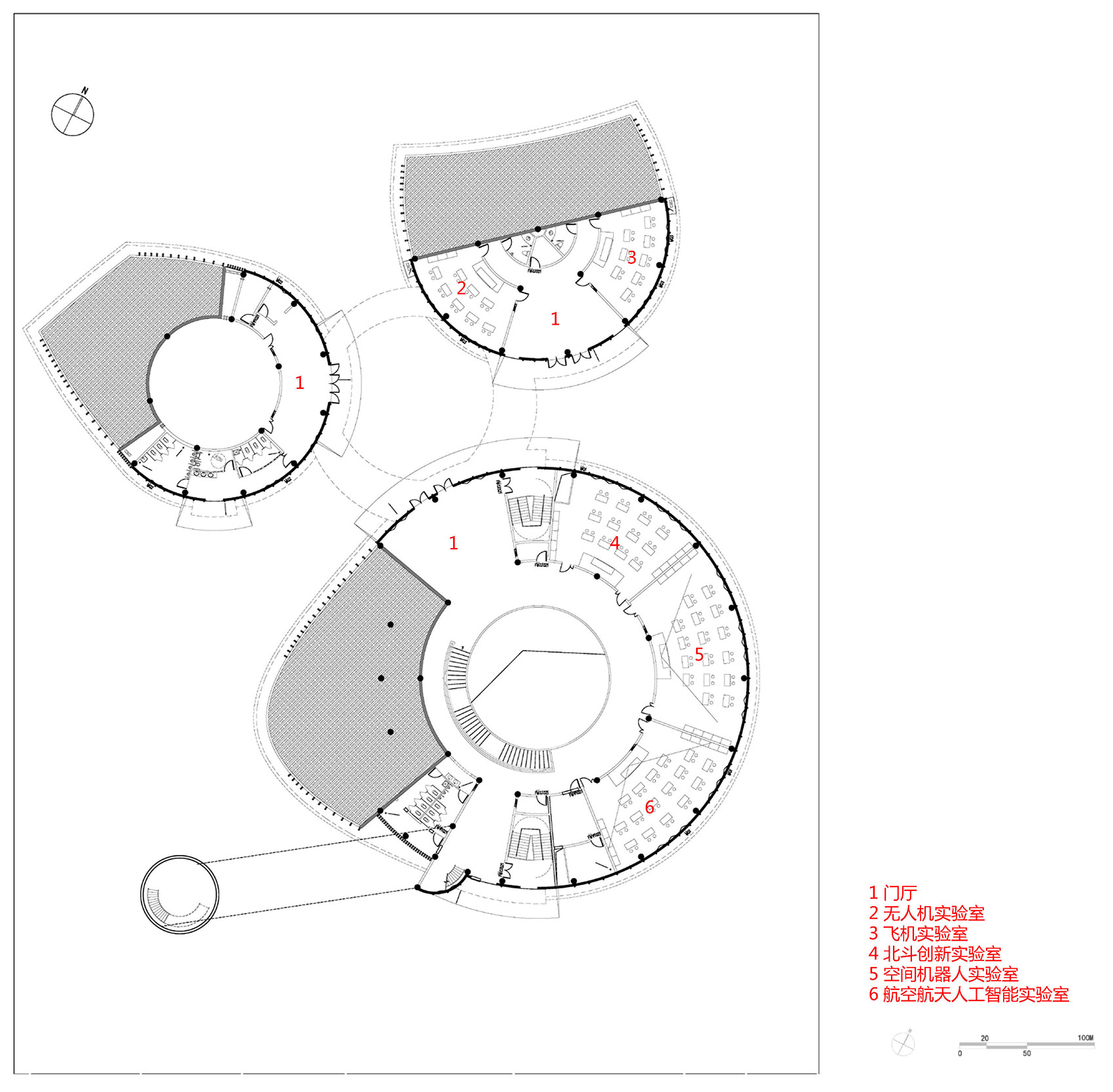New Campus of Lujiang No 2 Middle School China by SZAD Hefei Branch