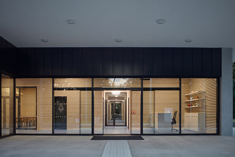 sports hall in borky by ov a