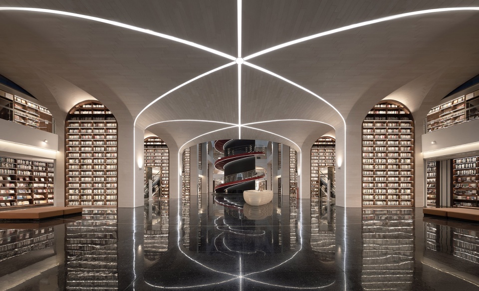 dongtai library complex renovation china by shanghai oria planning architectural design co ltd