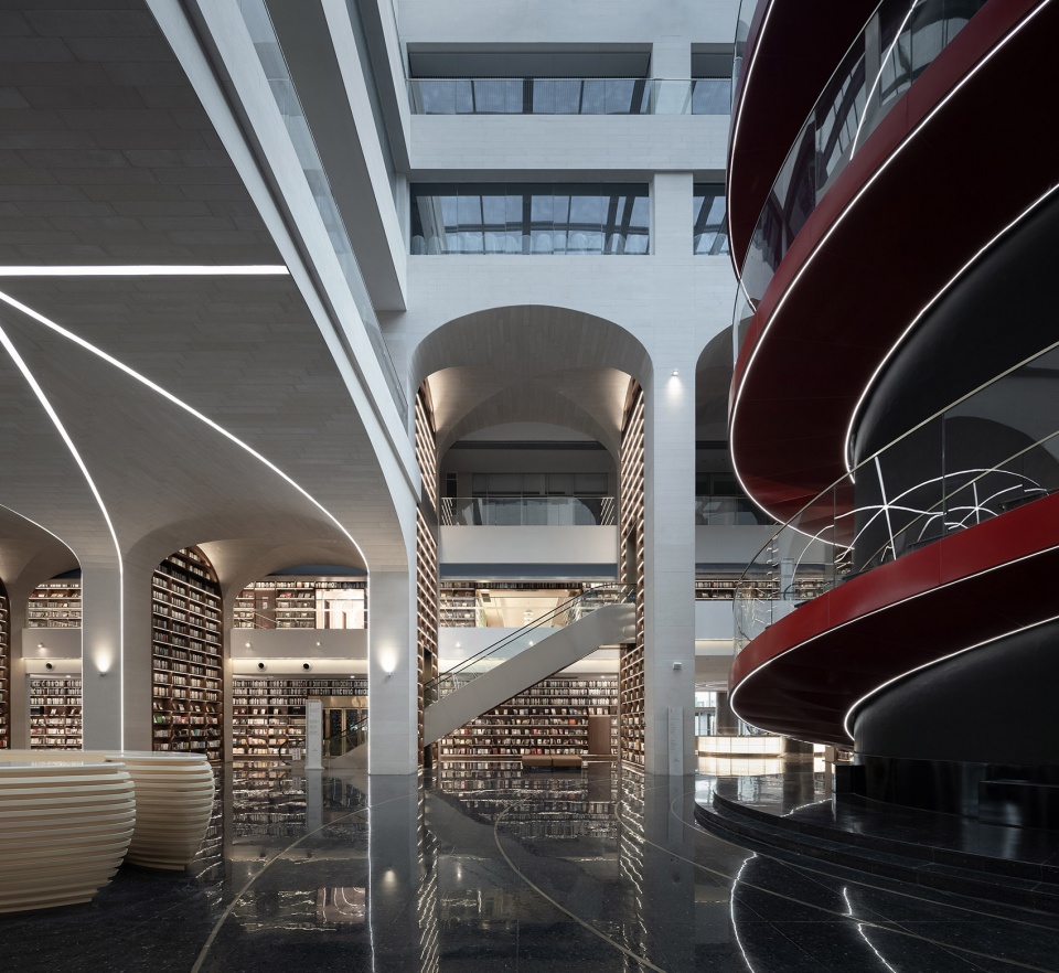 dongtai library complex renovation china by shanghai oria planning architectural design co ltd