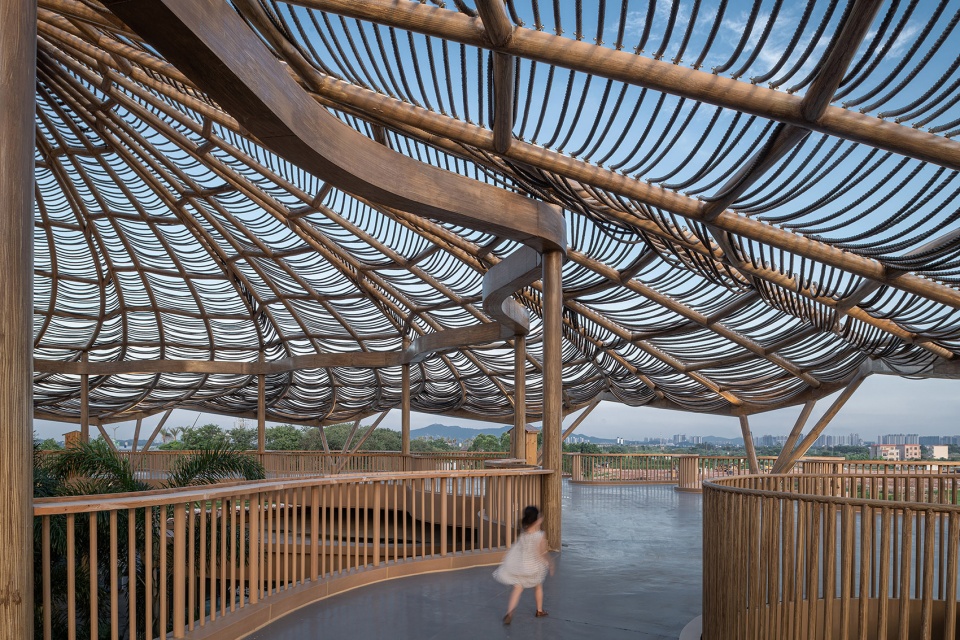 gulao water town cultural ecological tourism resort guest center china by huahui design