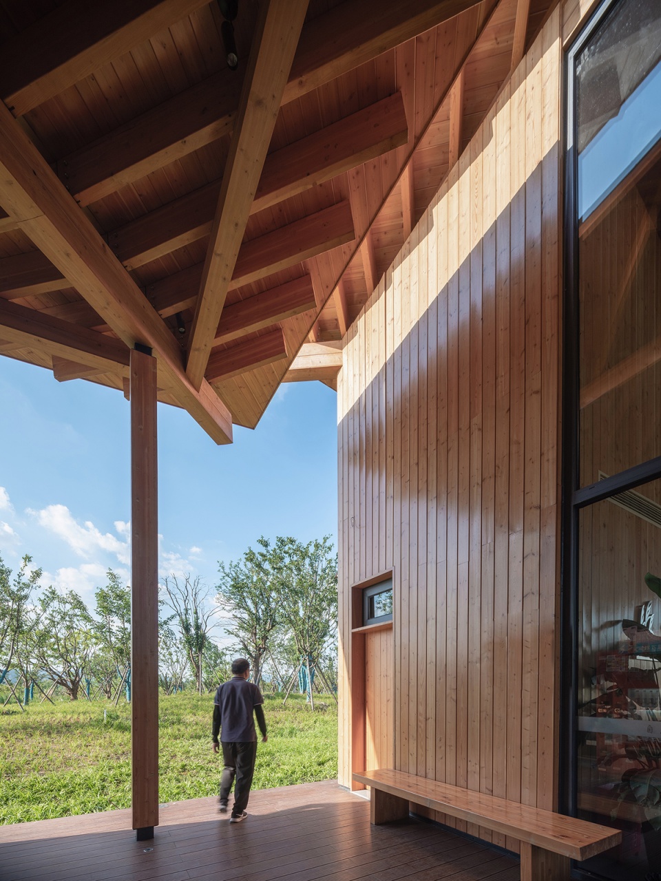 fuyang yangbei lake wetland reception center china by shulin architectural design