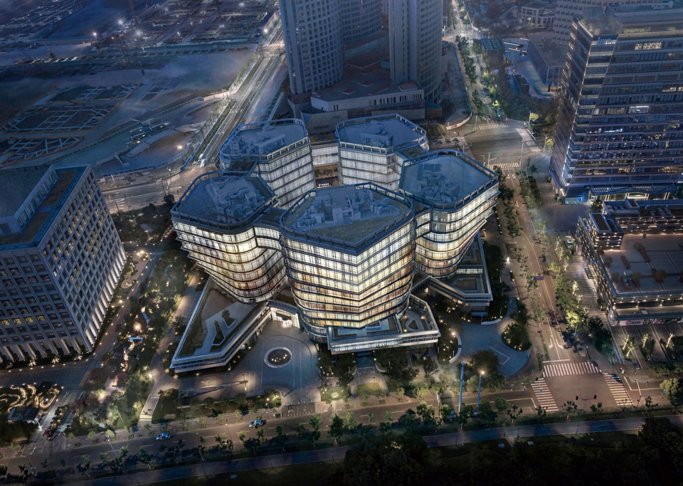 shanghai junkang finacial plaza by cctn architectural design