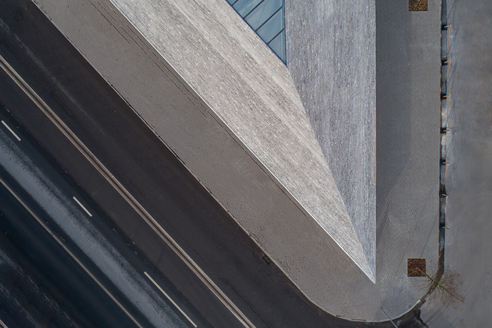forst sales office by architectural bureau wall