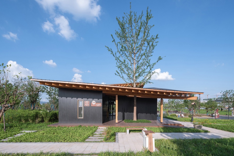 fuyang yangbei lake wetland reception center china by shulin architectural design