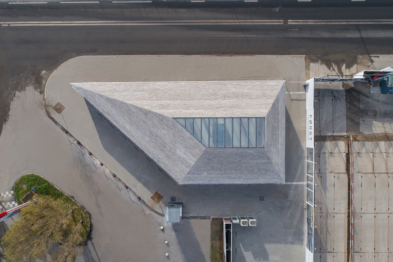 forst sales office by architectural bureau wall