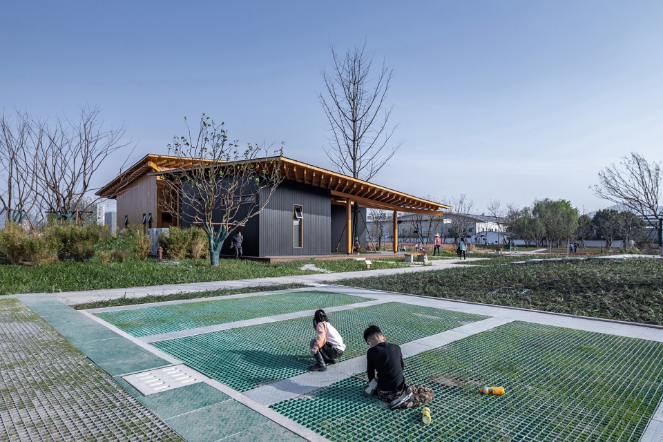 fuyang yangbei lake wetland reception center china by shulin architectural design