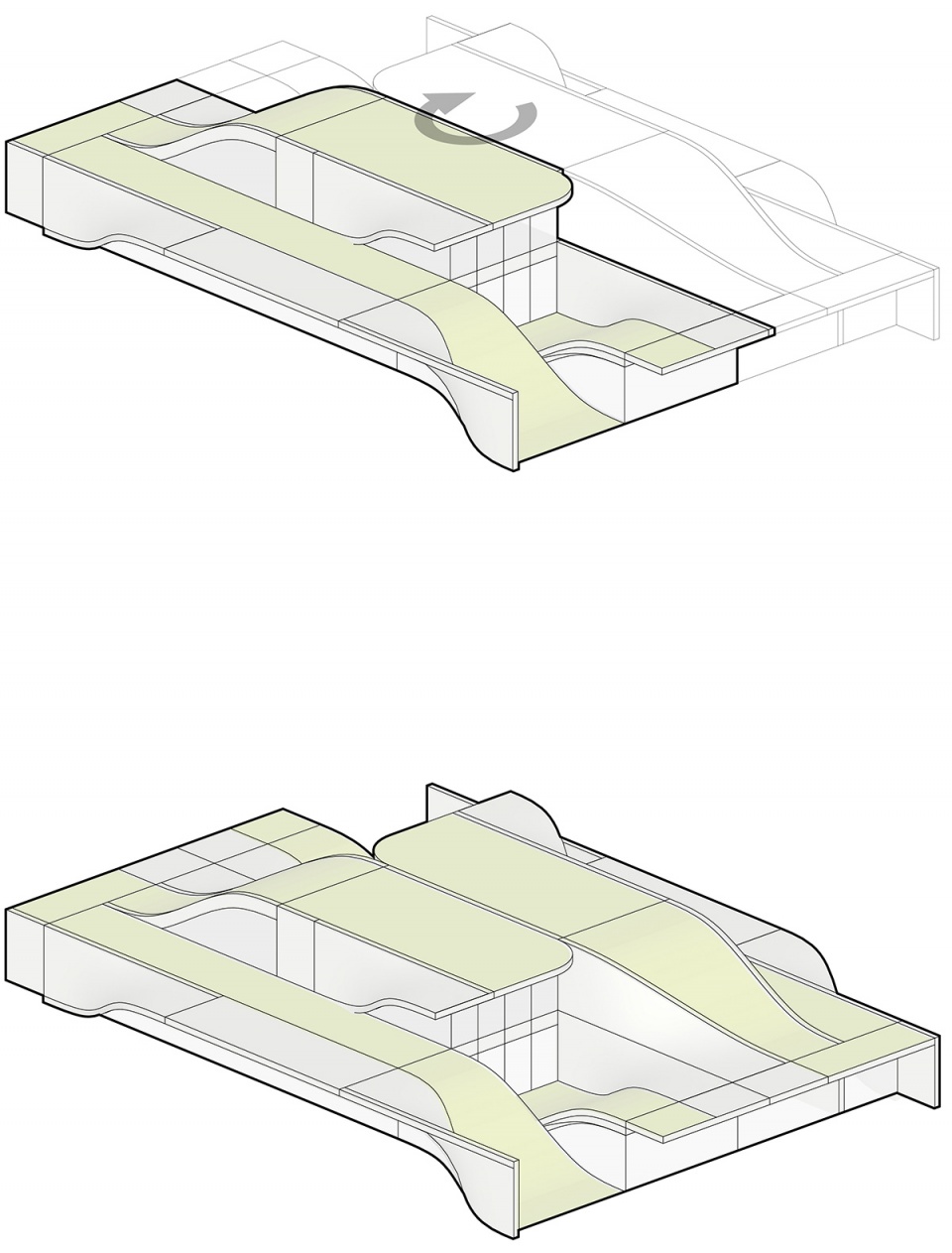 dongfeng parlor exhibition hall of the future town china by original design studiotjad