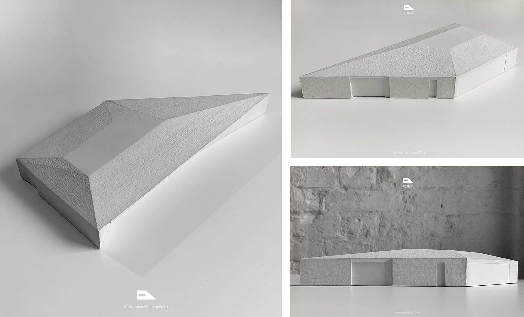 forst sales office by architectural bureau wall
