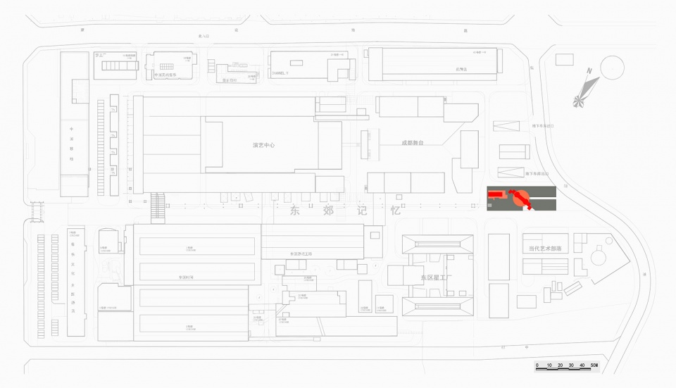miss dong and martin public art space china by chengdu zaixing architectural desgin firm