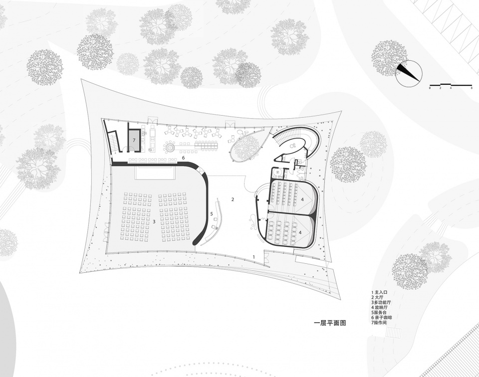 cang ma mountain flying carpet qingdao atour town parent kid centre china by gn architects