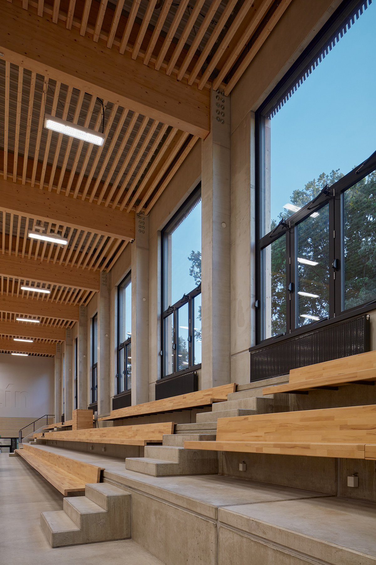 sports hall in borky by ov a