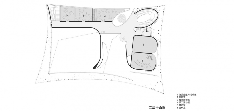 cang ma mountain flying carpet qingdao atour town parent kid centre china by gn architects