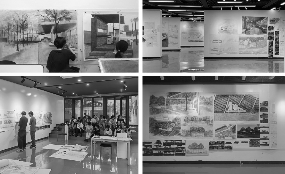 anwesenheit and spatial action by li wenxi