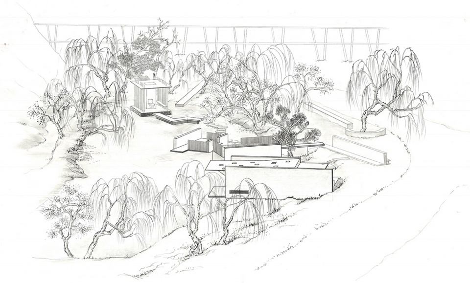 anwesenheit and spatial action by li wenxi