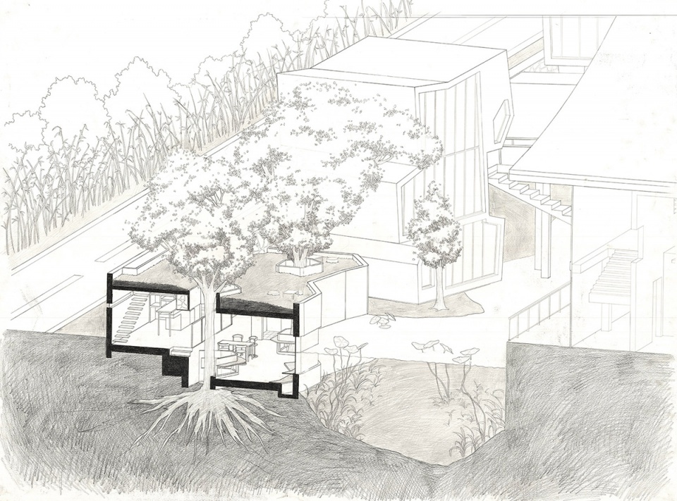 anwesenheit and spatial action by li wenxi