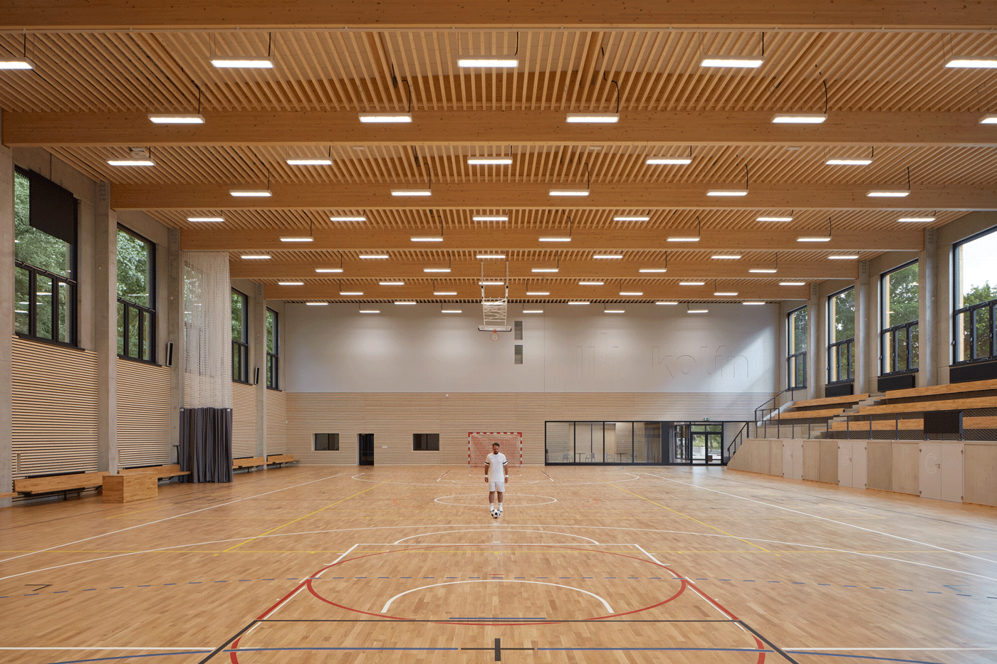 sports hall in borky by ov a