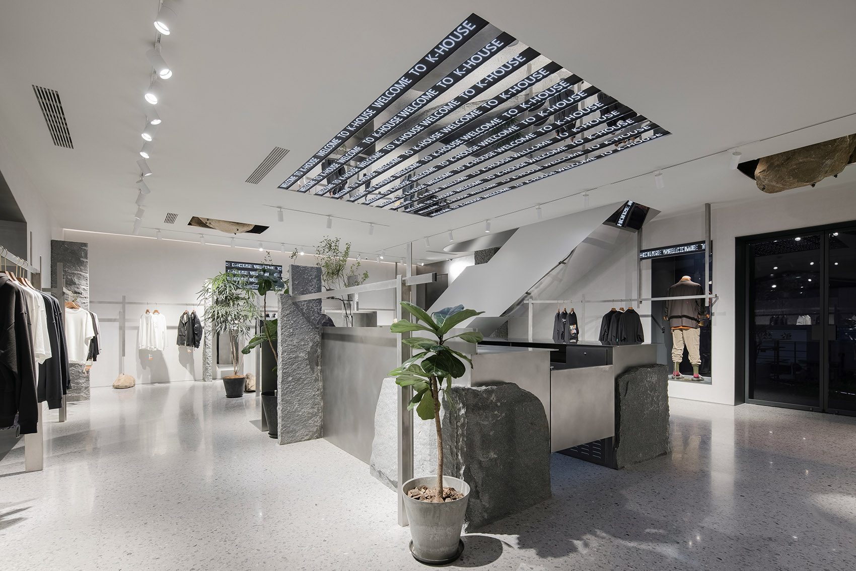 k house mens clothing selected shop china by hangzhou guantang interior design