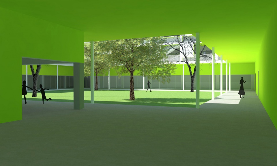 the huafa road south campus of shanghai xuhui high school china by atelier deshaus