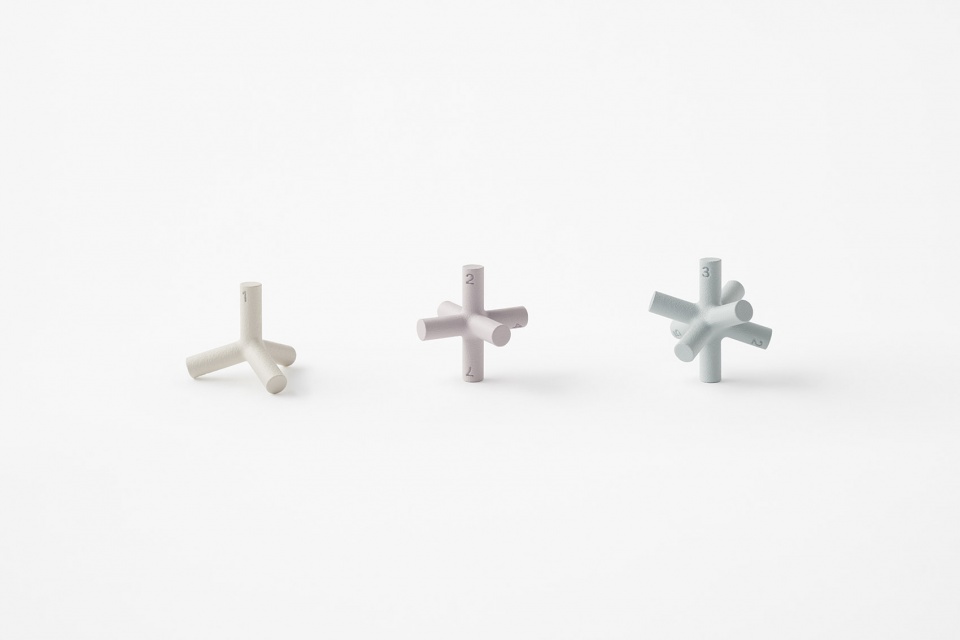 linear dice by nendo