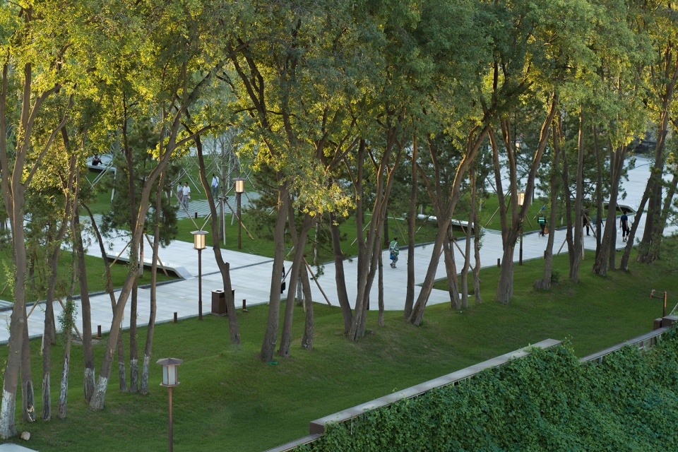 redevelopment of the small wild goose pagoda historical district china by aecom