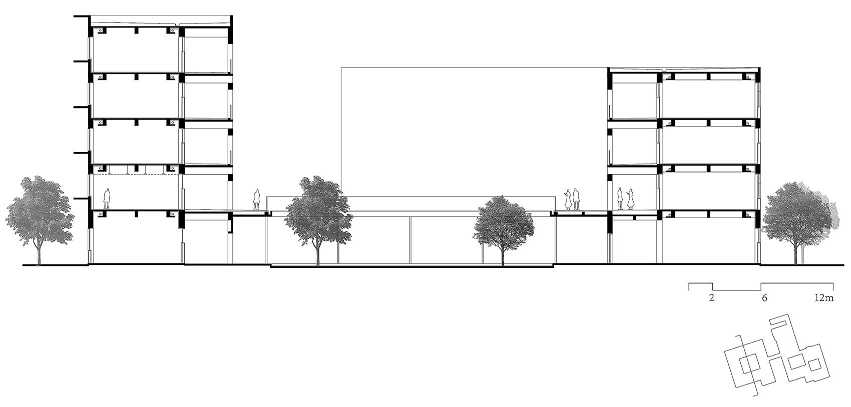 the huafa road south campus of shanghai xuhui high school china by atelier deshaus