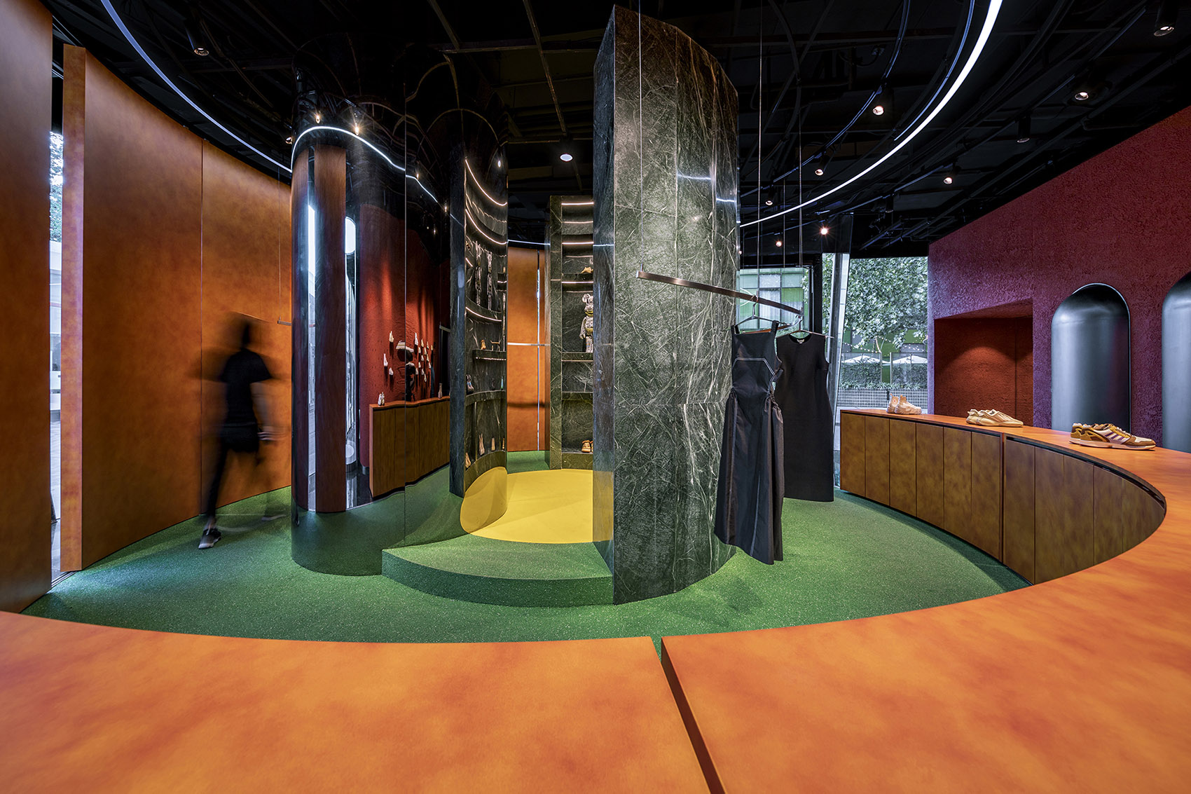 kiks sanlitun store upgrade plan china by rooi design research