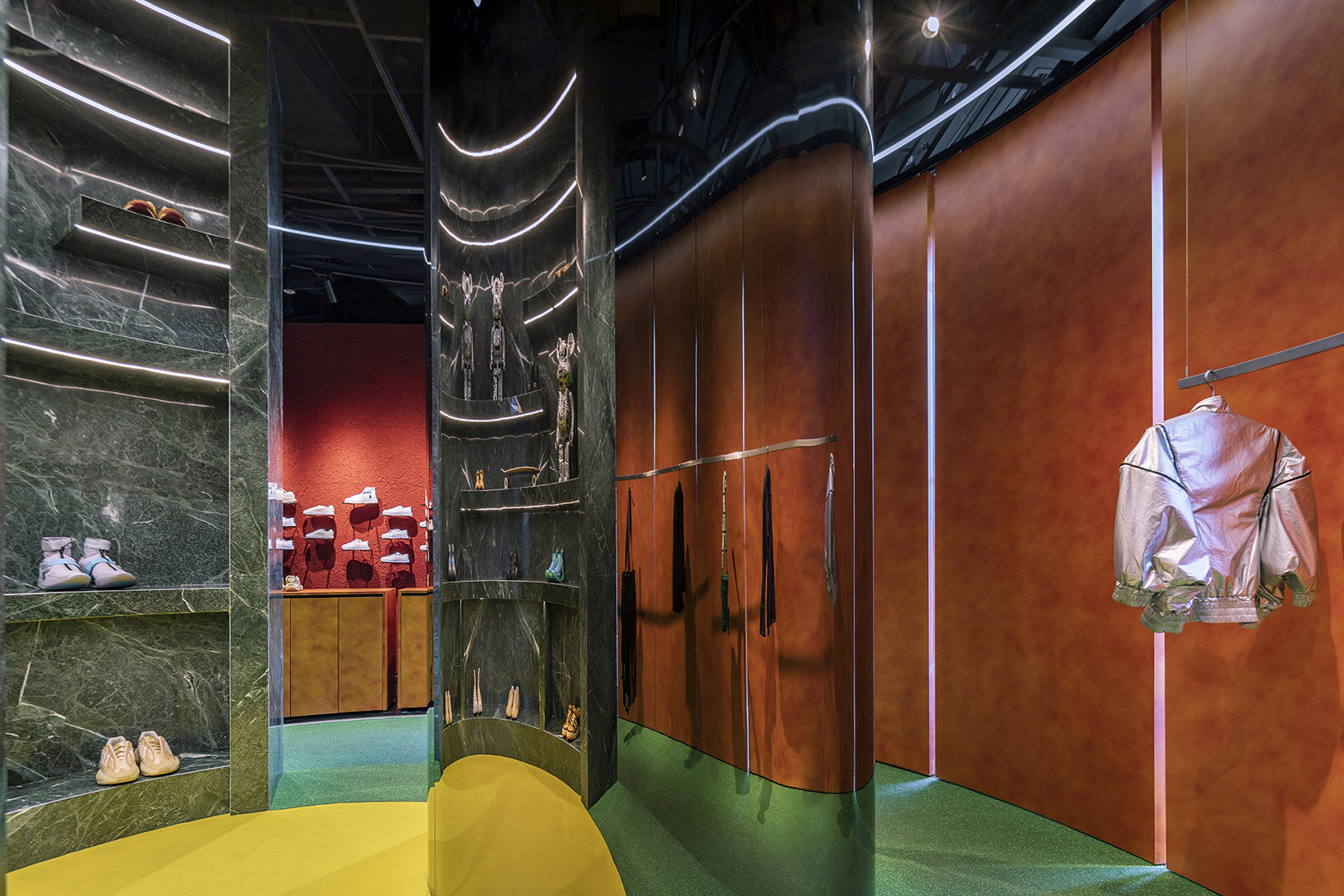 kiks sanlitun store upgrade plan china by rooi design research