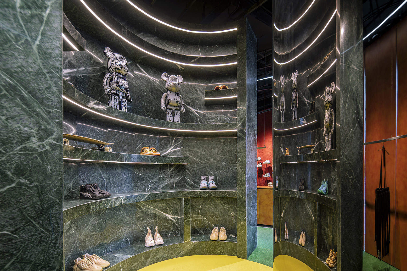 kiks sanlitun store upgrade plan china by rooi design research