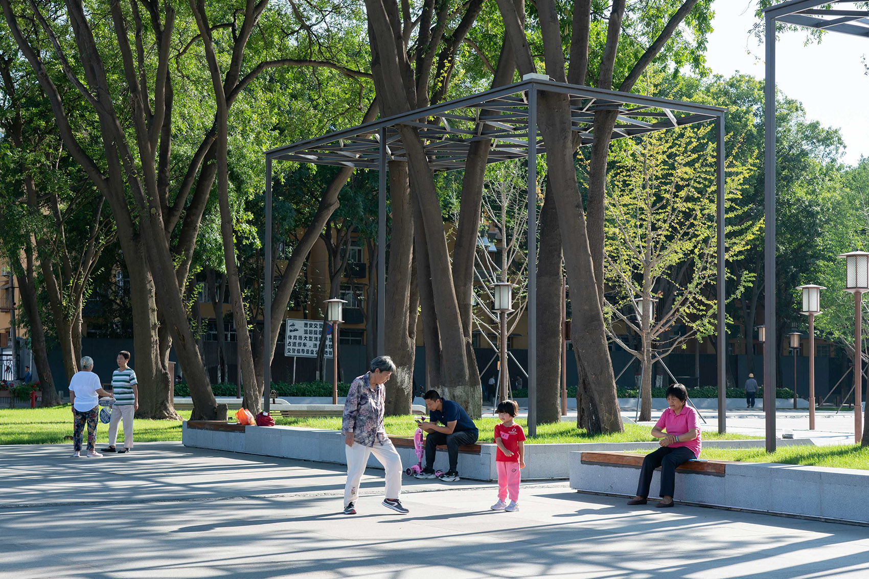 redevelopment of the small wild goose pagoda historical district china by aecom