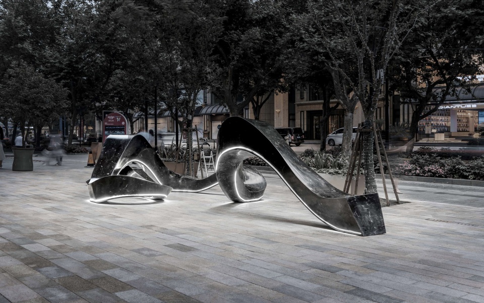 Chinoiserie bench LIN architecture