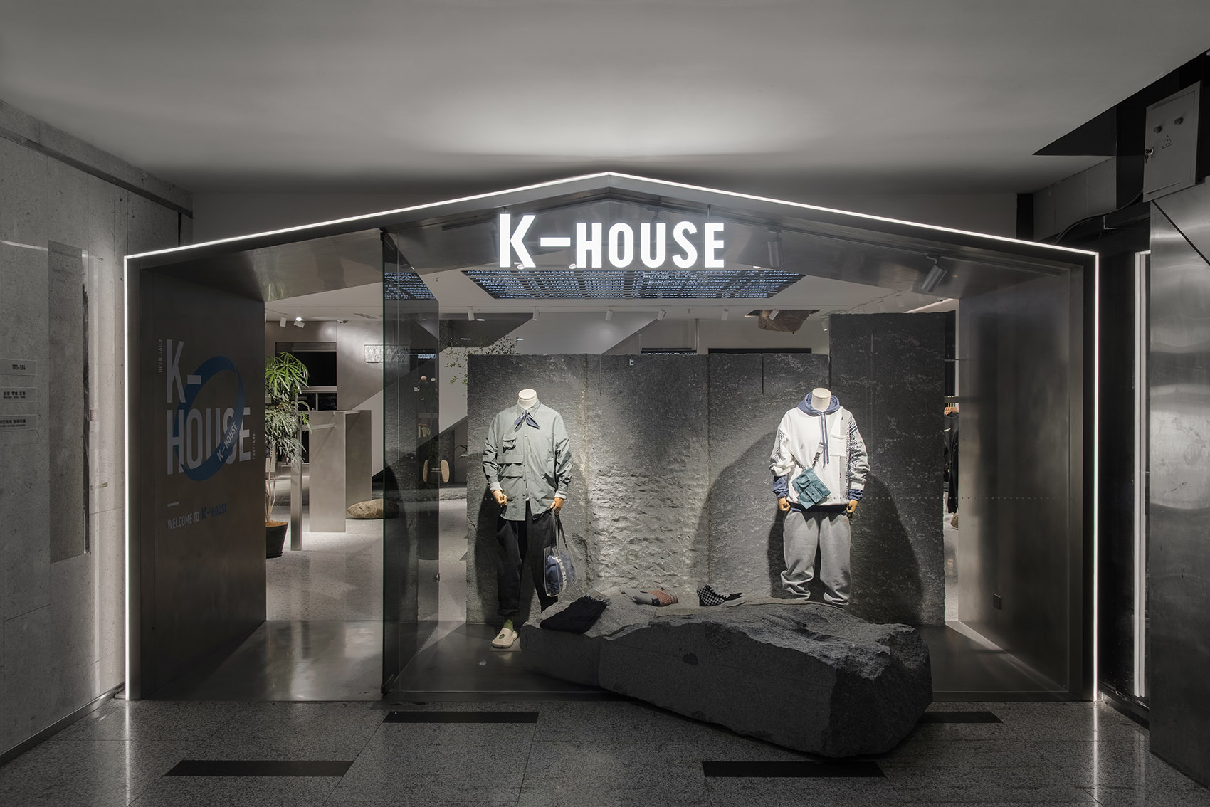 k house mens clothing selected shop china by hangzhou guantang interior design