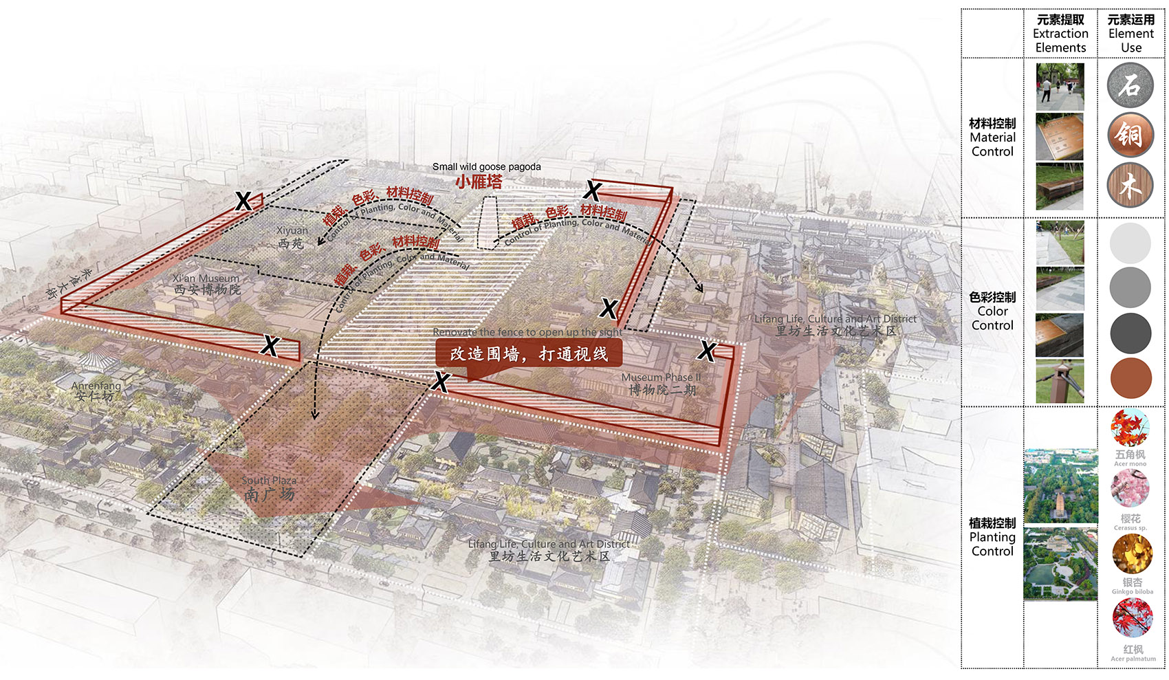 redevelopment of the small wild goose pagoda historical district china by aecom