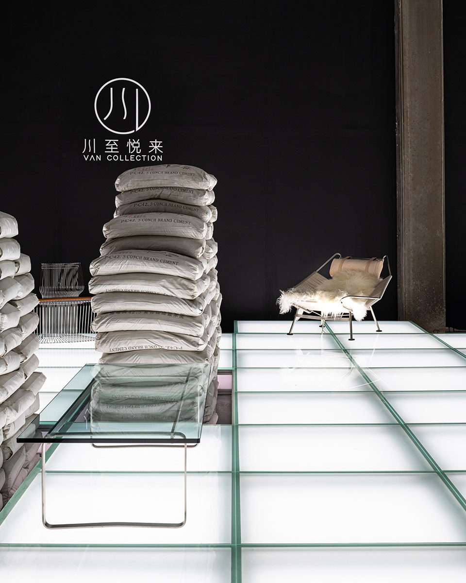 zero waste maximum impact van collection x west bund art design by alberto caiola