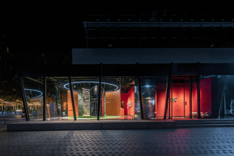 kiks sanlitun store upgrade plan china by rooi design research