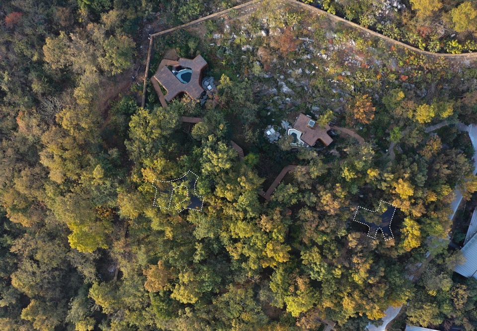 Spring Huts in Tangshan China by MONOARCHI