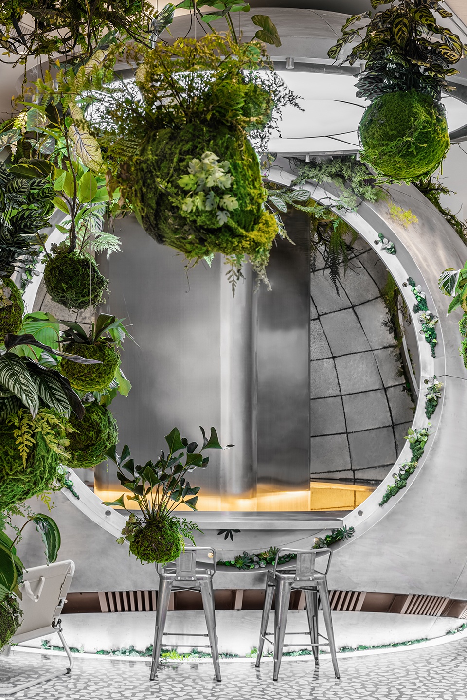 lost shanghai metal hands coffee china by daga architects