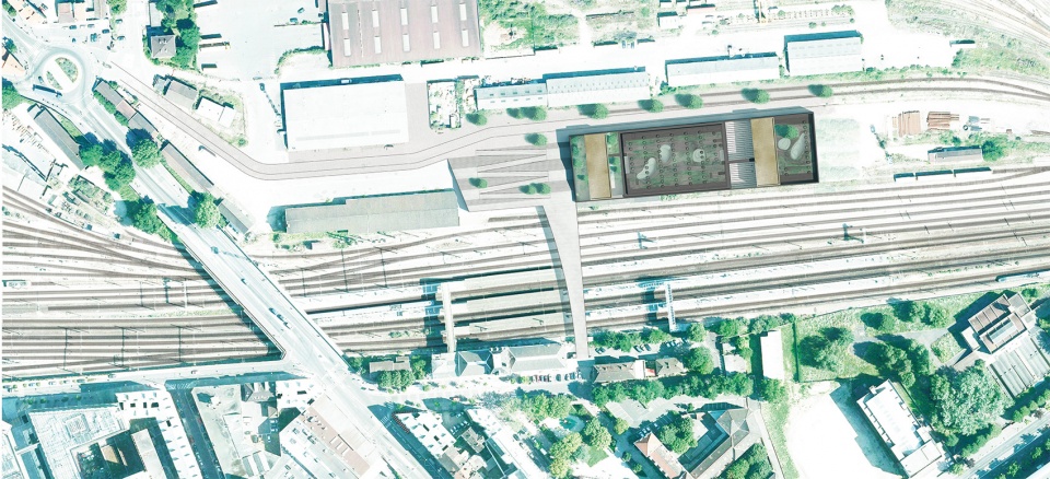 sncf rail operating center in pantin by scape architecture