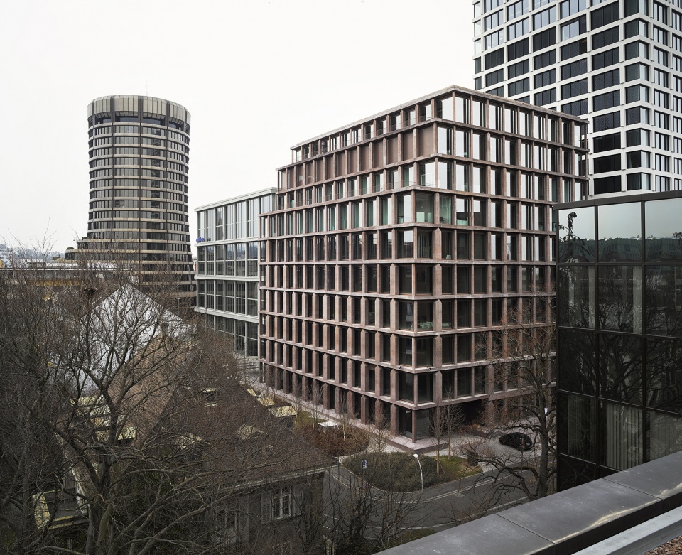 baloise insurance company office tower by valerio olgiati