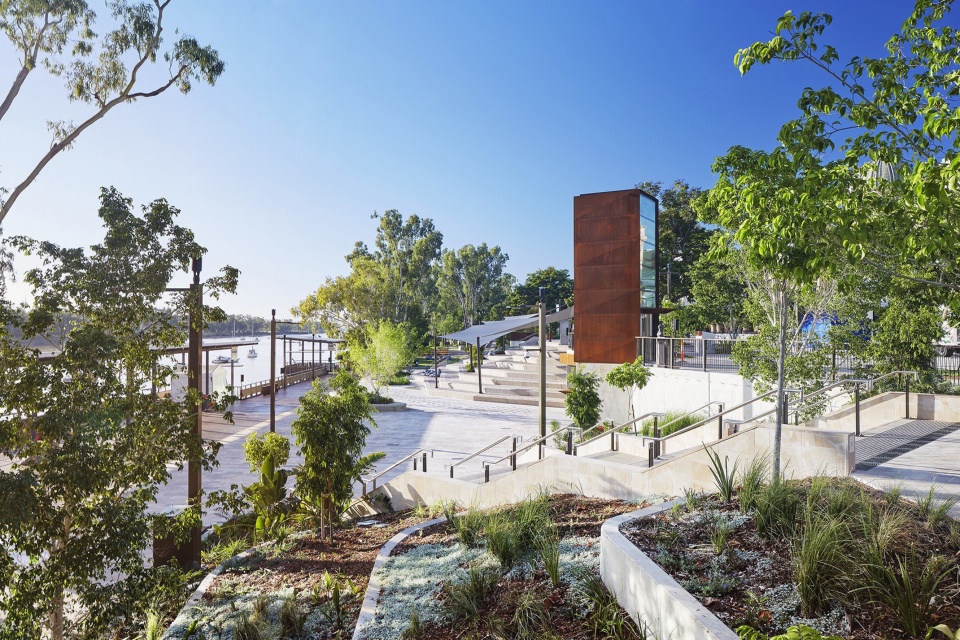 riverside pier reinvigorates rockhampton and looks to future growth by woods bagot